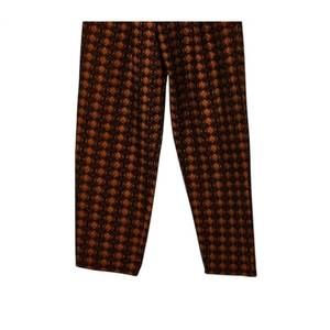 NEW COGNOMEN men jacquard denim pant in orange